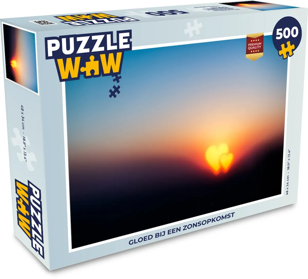 PuzzleWow Legpuzzel 500 Stuks - Multicolor