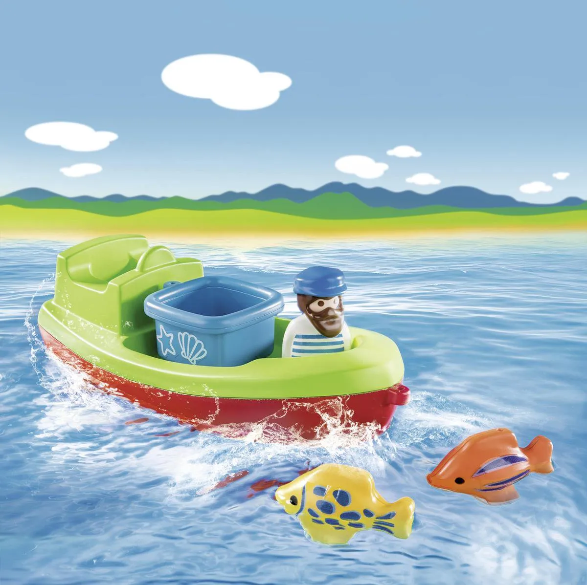 Playmobil 1.2.3 Vissersboot 70183
