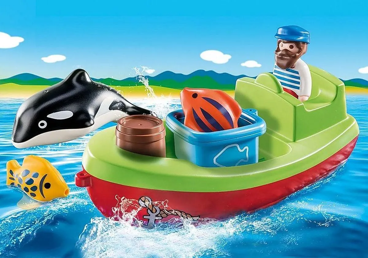 Playmobil 1.2.3 Vissersboot 70183 - afbeelding 6 van 6