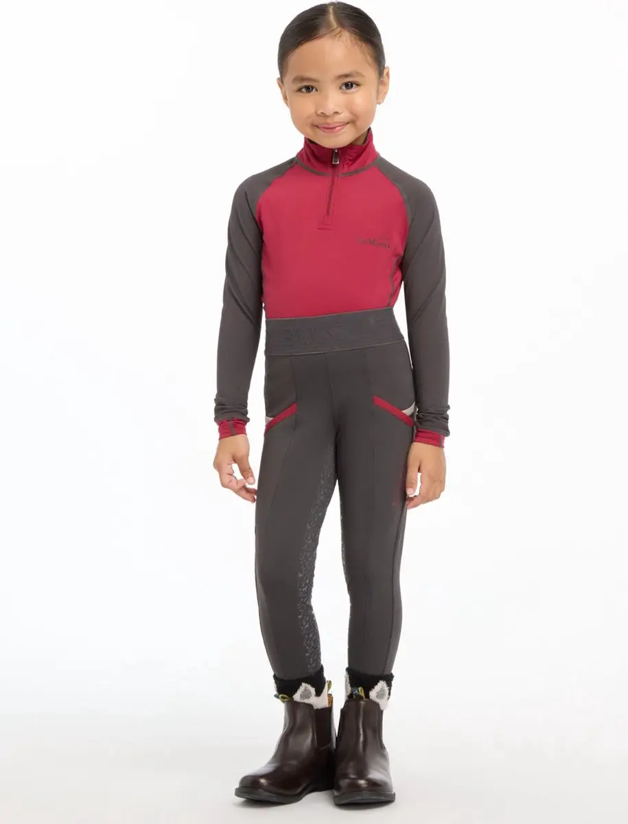 LeMieux Mini Pull Ons Legging Kids S Zwart