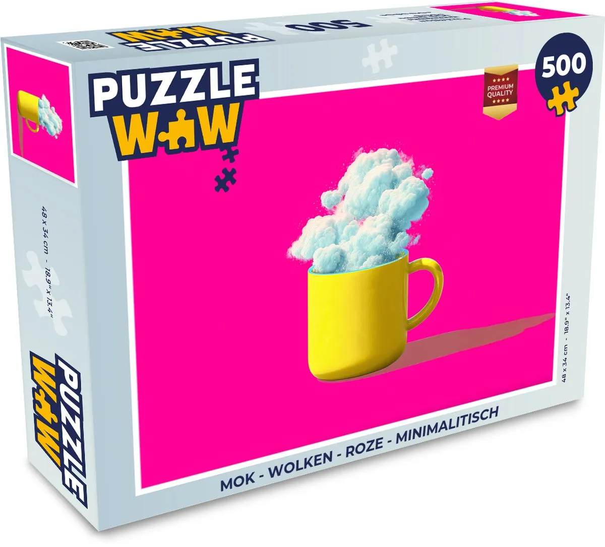 PuzzleWow Mok Wolken Legpuzzel 500 Stuks