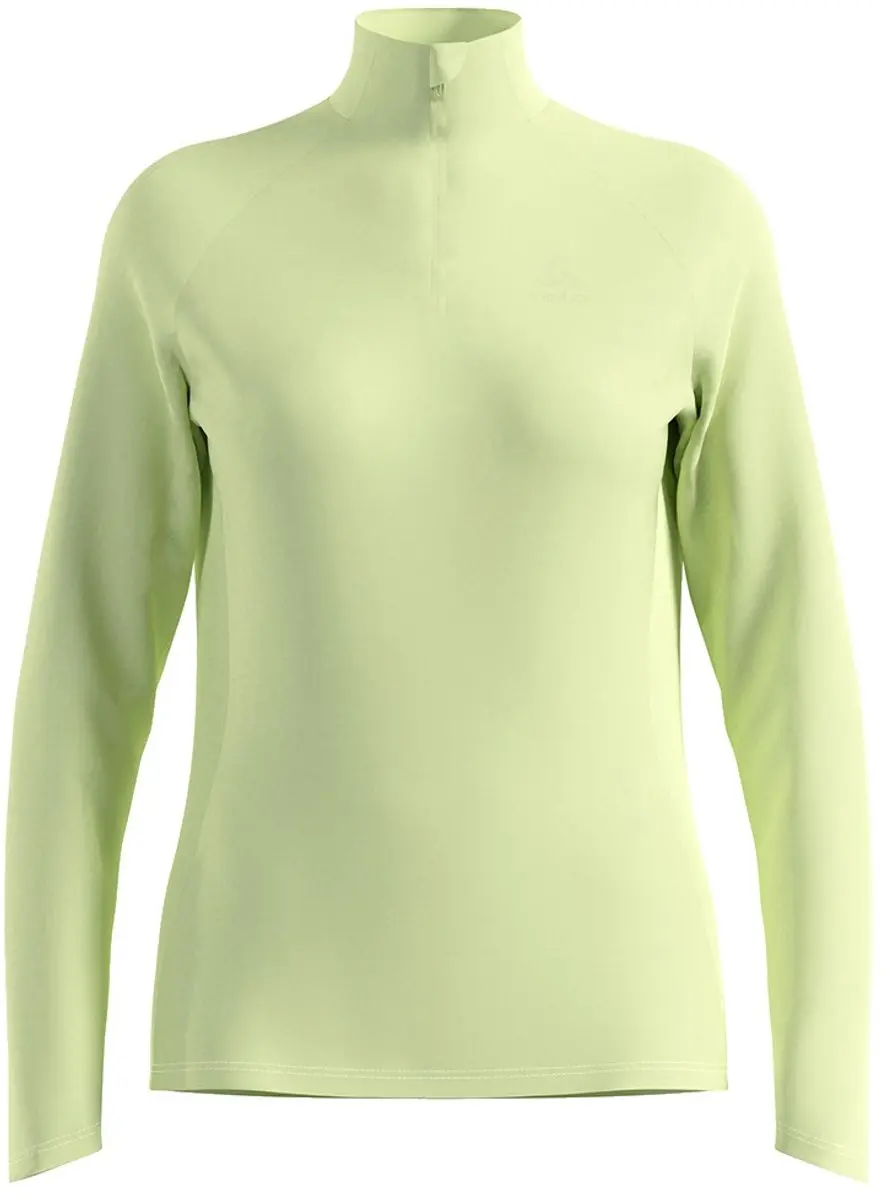 ODLO Essential Ceramiwarm Sweatshirt - Halve Rits - Shadow Lime - afbeelding 4 van 6