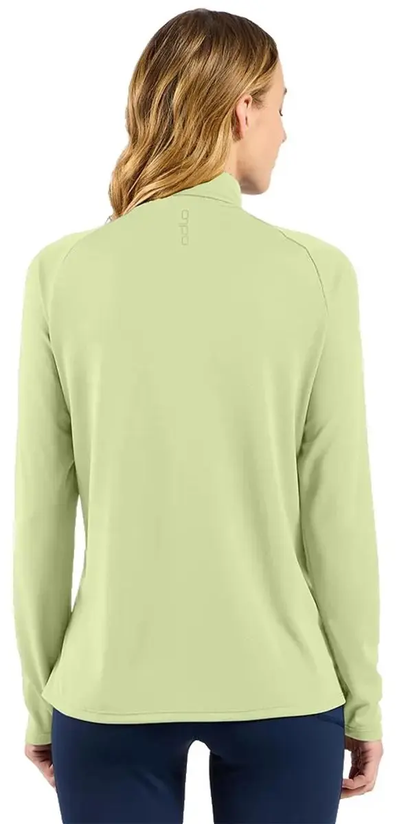 ODLO Essential Ceramiwarm Sweatshirt - Halve Rits - Shadow Lime - afbeelding 3 van 6