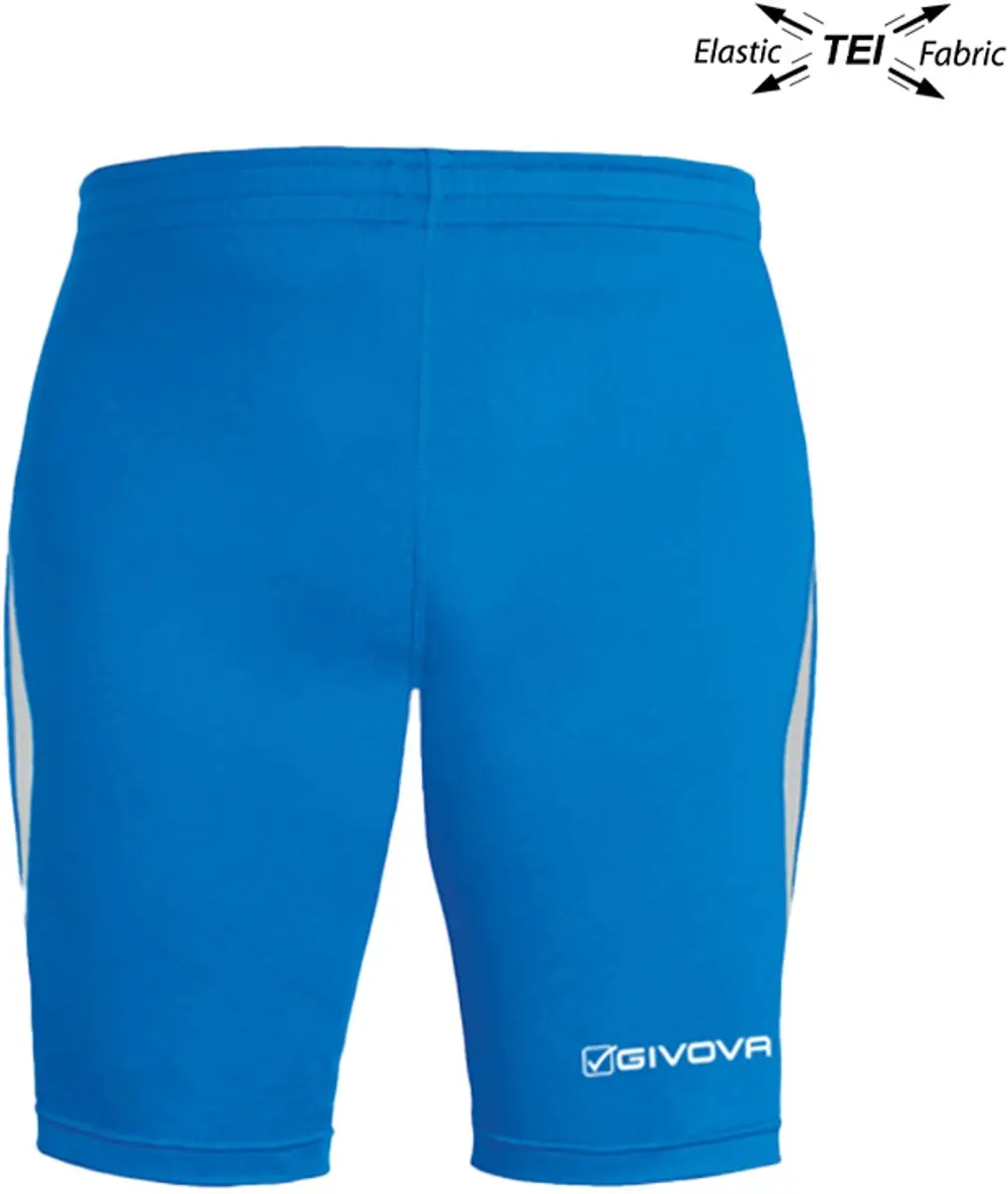 Givova Running Korte Leggings Blauw M Man