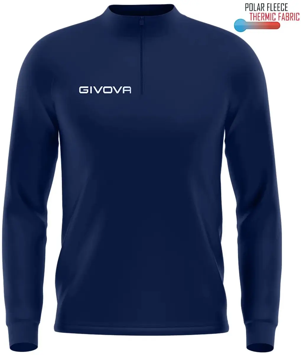 Givova 500 Halfzip Sweatshirt - L - Blauw - afbeelding 2 van 3