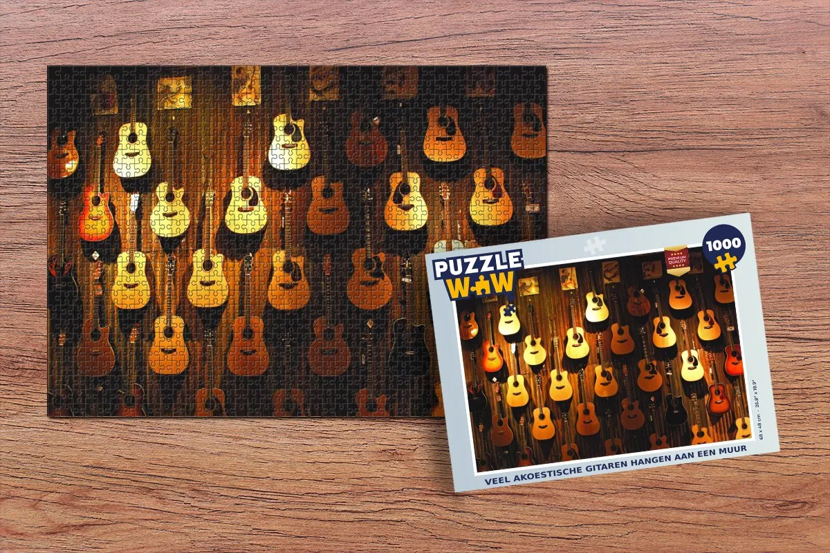 PuzzleWow Legpuzzel 1000 Stuks - Multicolor