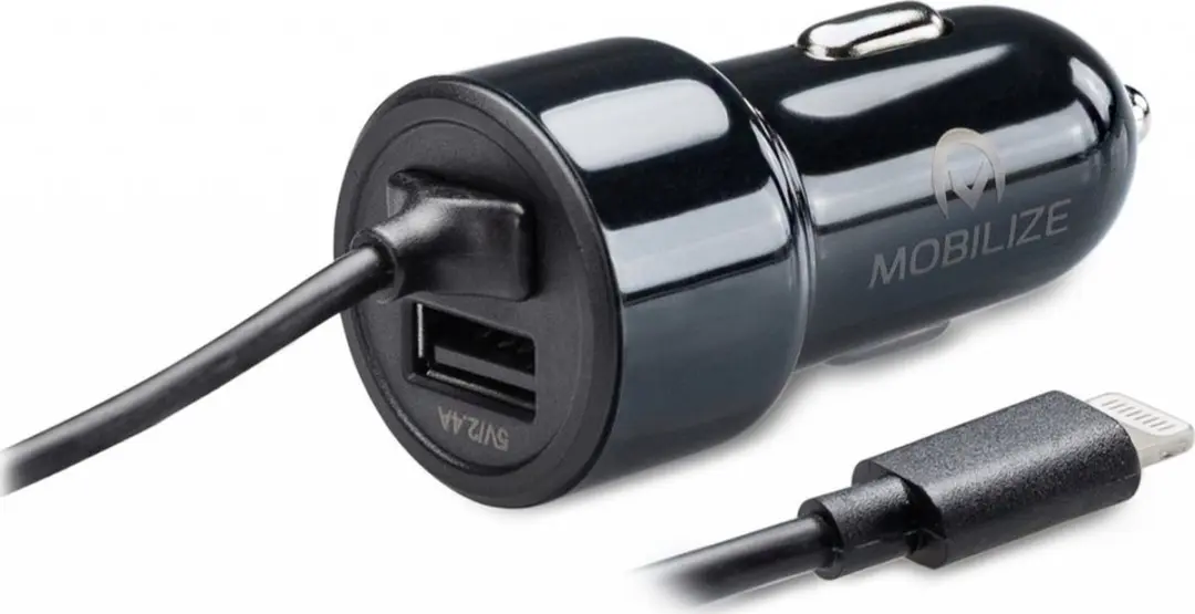 Mobilize Autolader Apple Lightning + Extra Usb