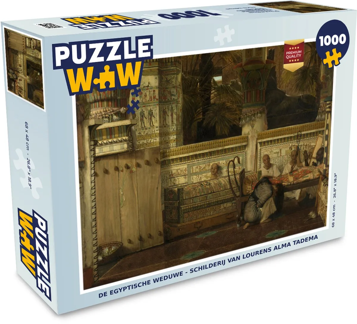 PuzzleWow De Egyptische Weduwe Legpuzzel 1000 Stuks