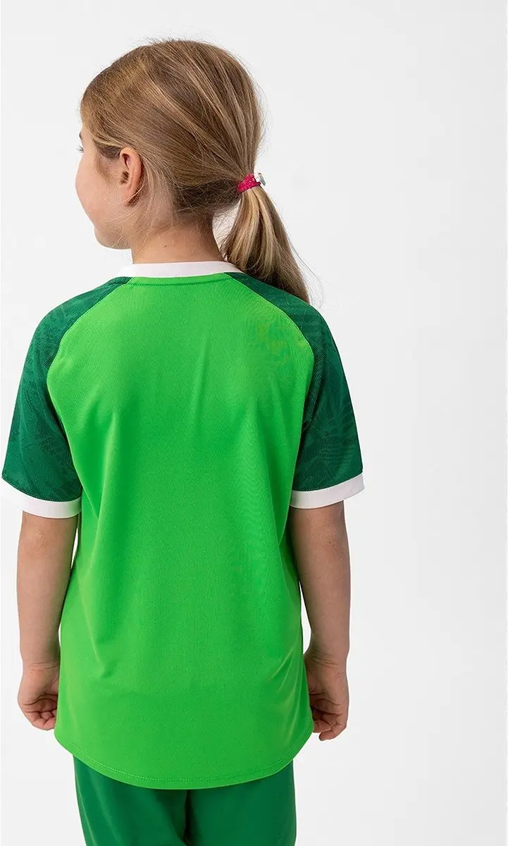 Jako Iconic Shirt Korte Mouw Kinderen 116 - Zachtgroen
