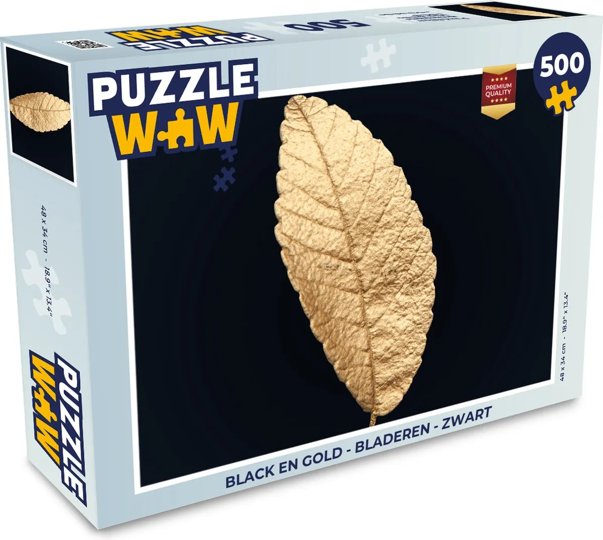 PuzzleWow Bladeren Legpuzzel 500 Stuks - Multicolor