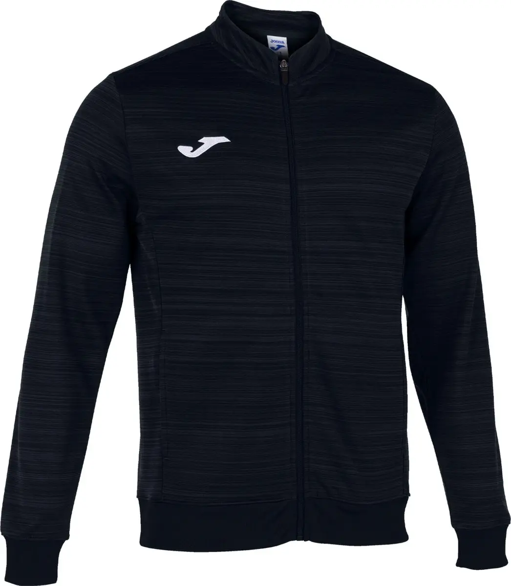 Joma Grafity III Full Zip Sweatshirt 102866-100, Mannen, Zwart, Sweatshirt, maat