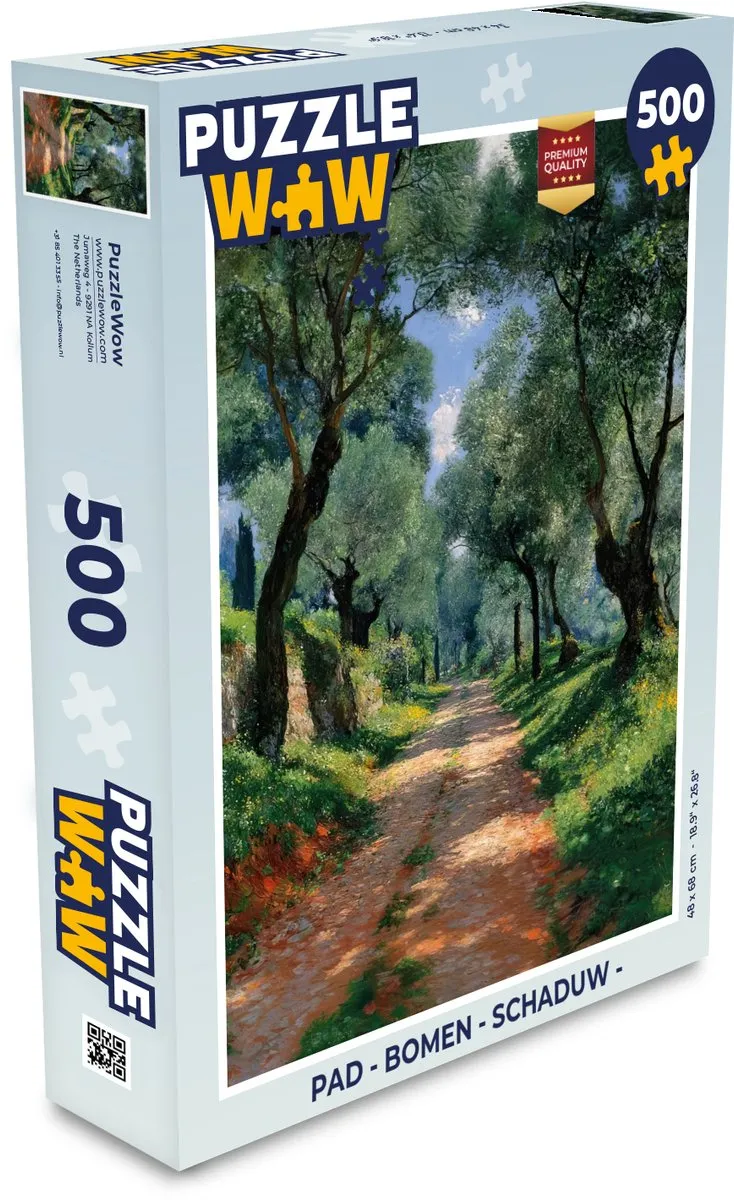PuzzleWow Bomen Schaduw Legpuzzel 500 Stuks