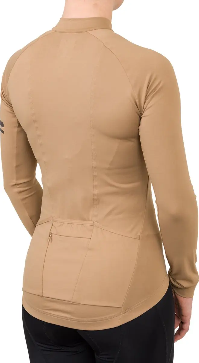 AGU Solid Fietsshirt Dames Lange Mouwen - XS Beige - afbeelding 3 van 6