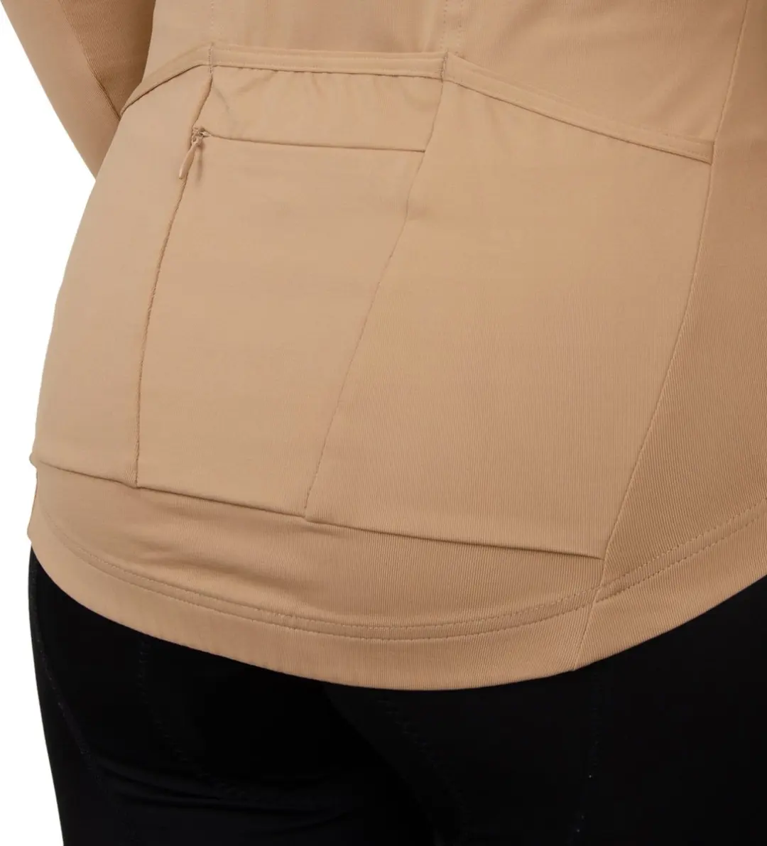 AGU Solid Fietsshirt Dames Lange Mouwen - XS Beige - afbeelding 6 van 6