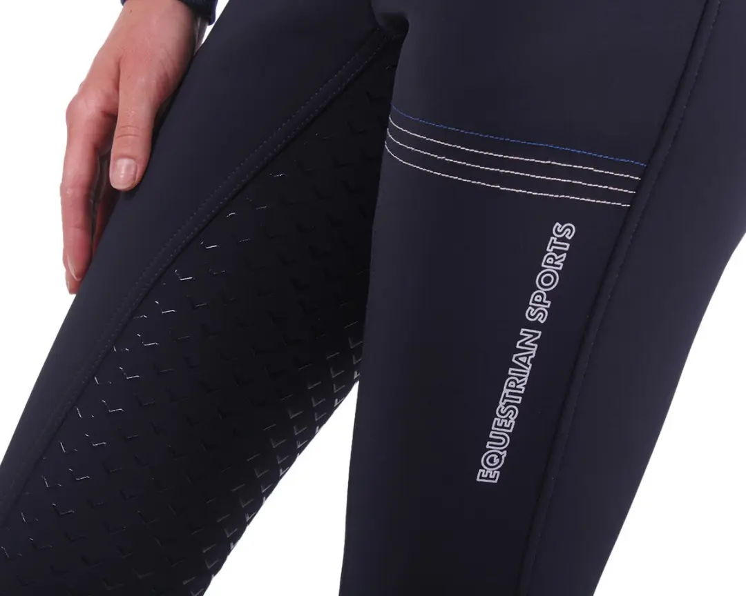 QHP Rijbroek Emma Softshell Navy - 40 - afbeelding 2 van 6