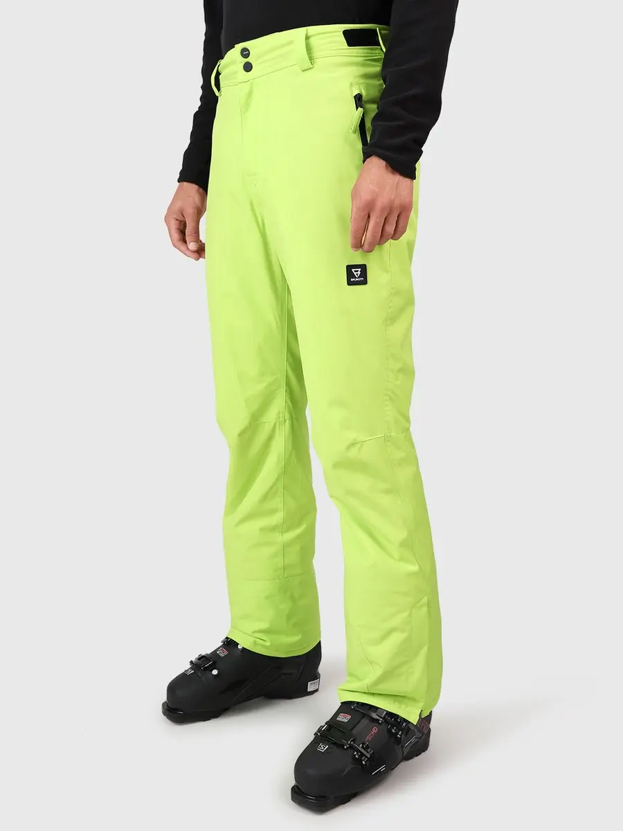 Brunotti Footrail Heren Skibroek - XS - Geel/ Groen - afbeelding 5 van 6
