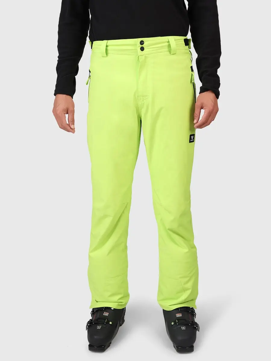 Brunotti Footrail Heren Skibroek - XS - Geel/ Groen - afbeelding 6 van 6
