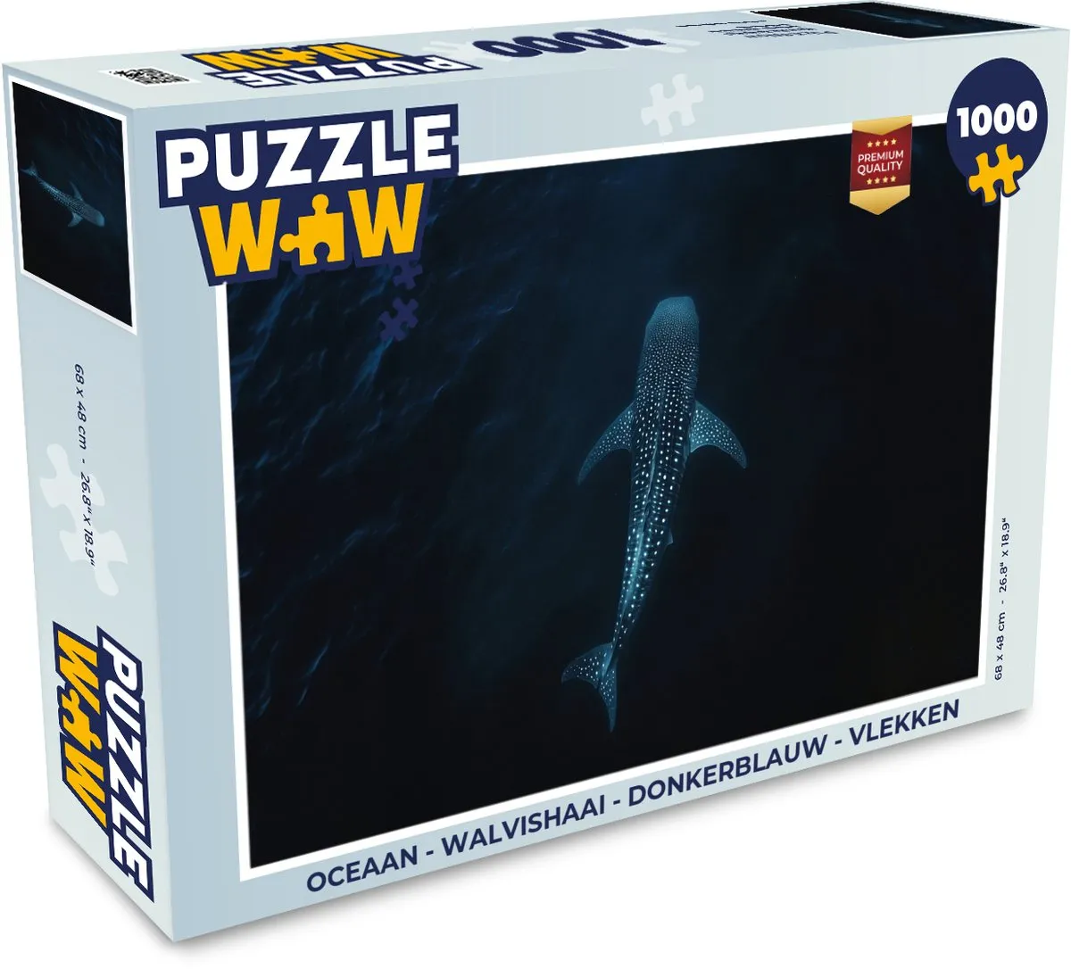 PuzzleWow Oceaan Walvishaai Legpuzzel 1000 Stuks