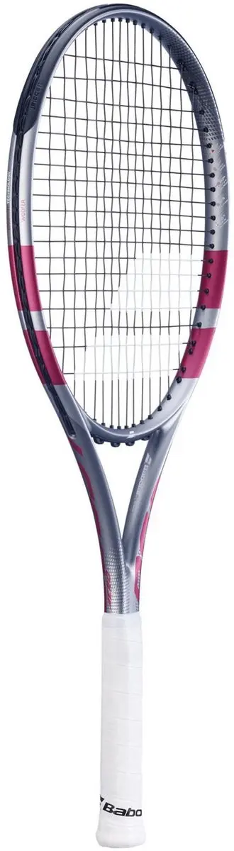 Babolat Boost Aero Tennisracket - Gripmaat L2 - Grijsroze