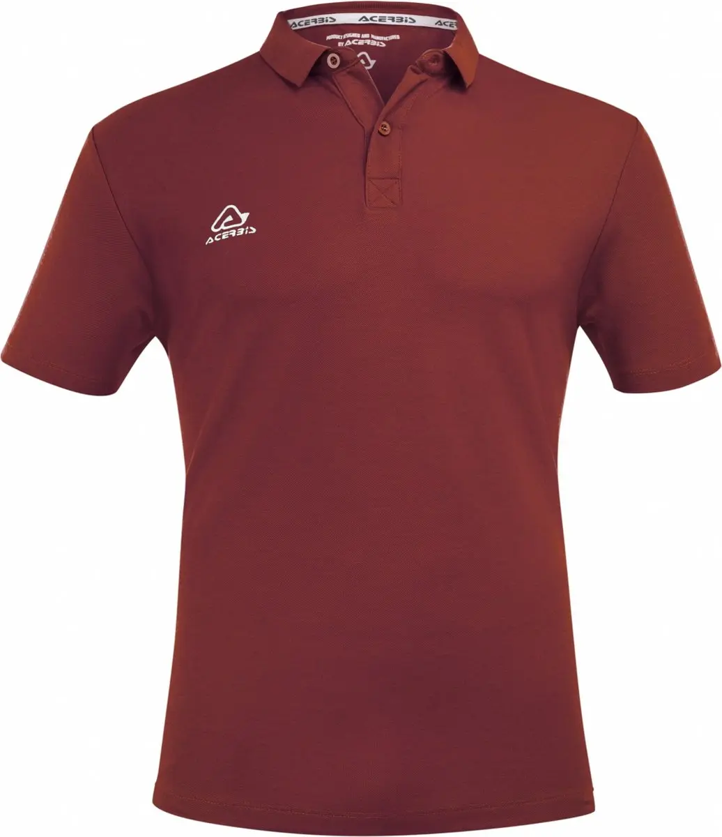 ACERBIS SPORT ATLANTIS POLO SHIRT BORDEAUX 4XL
