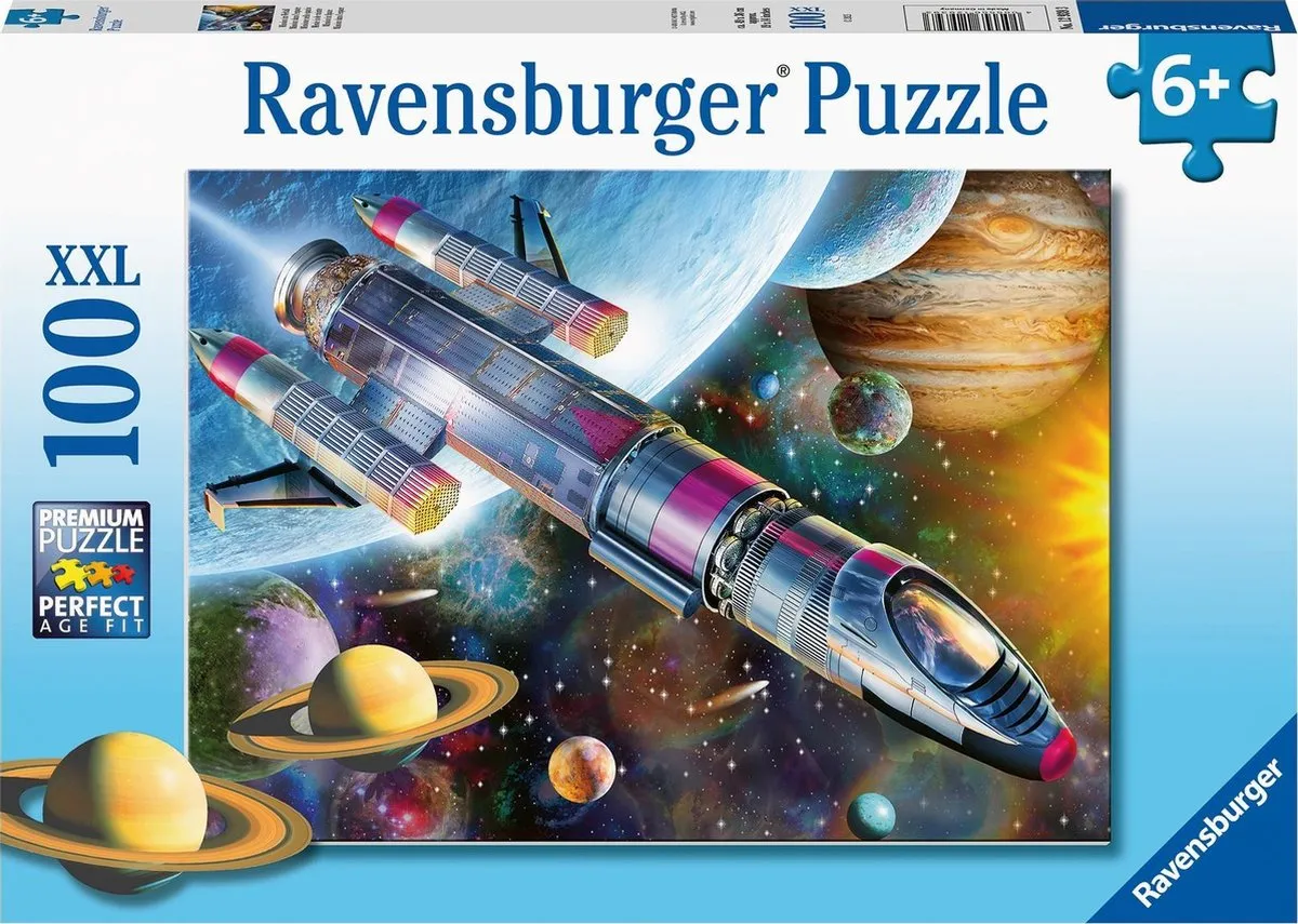 Ravensburger Missie in de Ruimte Legpuzzel 100 Stuks - Multicolor