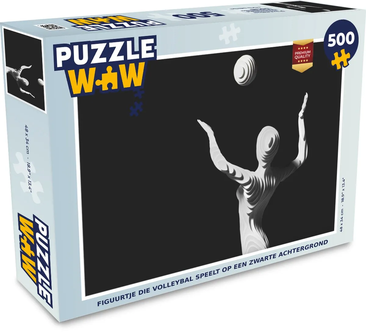 PuzzleWow Volleybal Legpuzzel 500 Stuks