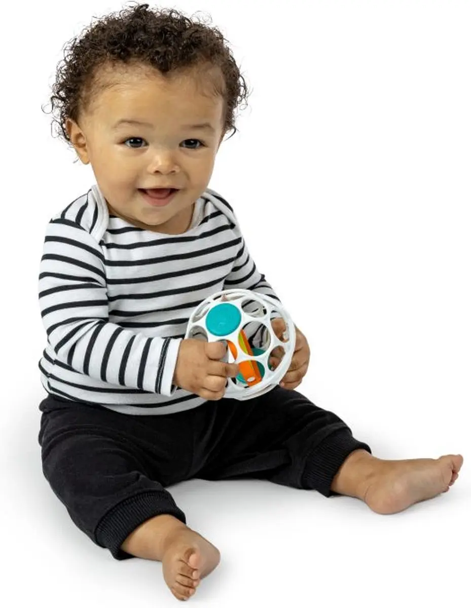 Oball Baby Rammelaar Grip & Spin - Multicolor - afbeelding 6 van 6