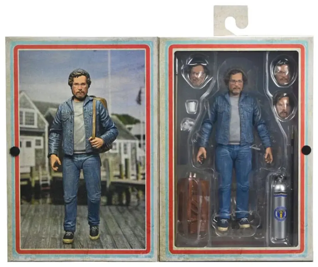 NECA Jaws Action Figure Ultimate Matt Hooper Amity Arrival 50th Anniversary 18 c