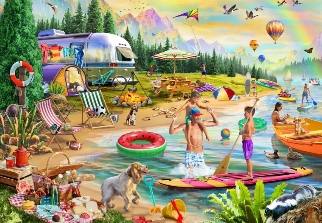 Bluebird Puzzle legpuzzel Lakeside Summer Camp