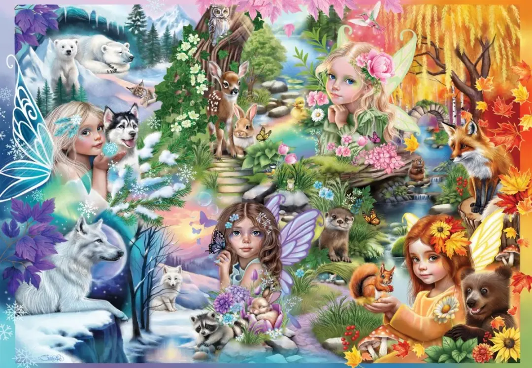 Bluebird Puzzle legpuzzel A Season of Fairies
