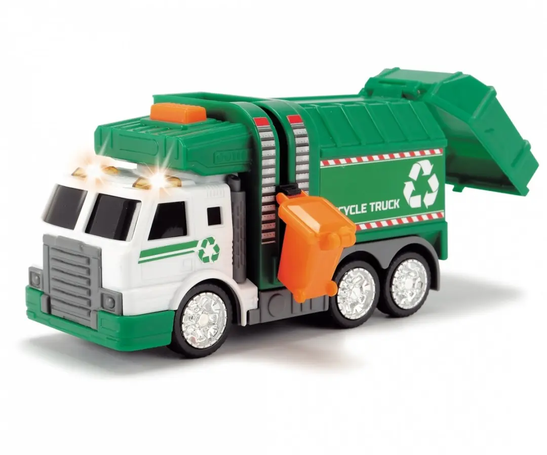 Simba Dickie Toys Vuilnisauto 203302018 - Licht en Geluid - Kleurenmix