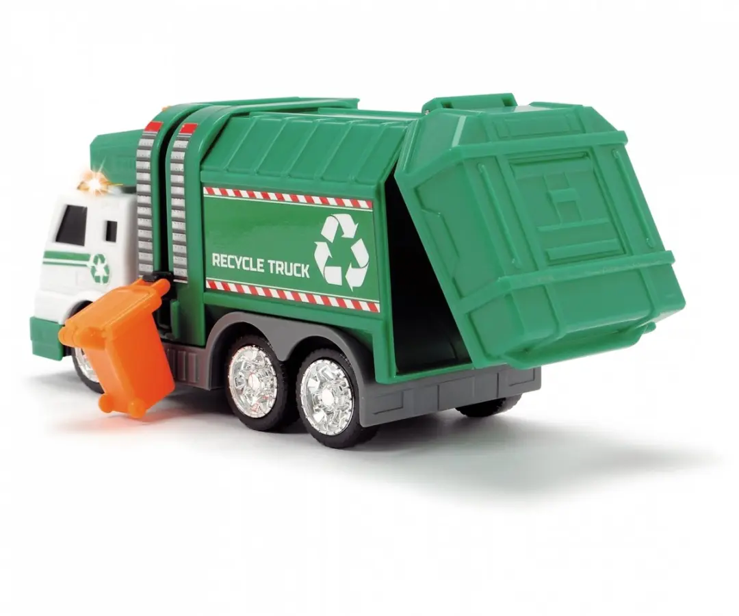 Simba Dickie Toys Vuilnisauto 203302018 - Licht en Geluid - Kleurenmix - afbeelding 6 van 6