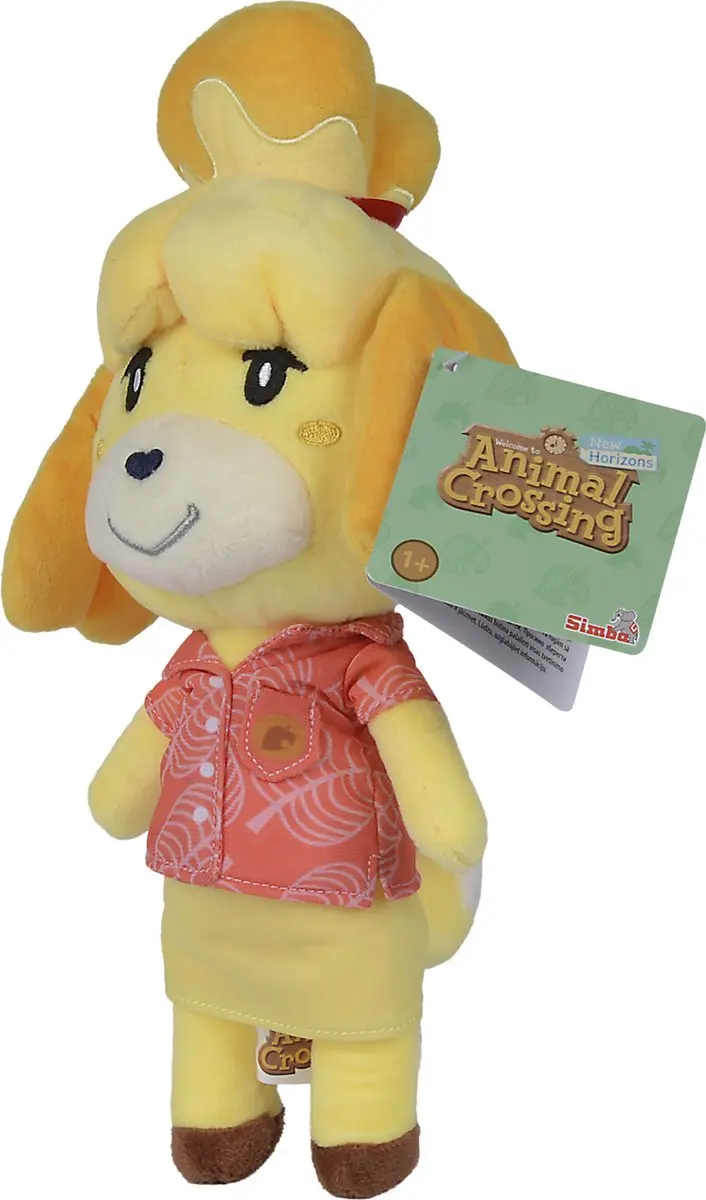 Simba Animal Crossing Isabelle Knuffel 25cm - Pluche - afbeelding 2 van 4