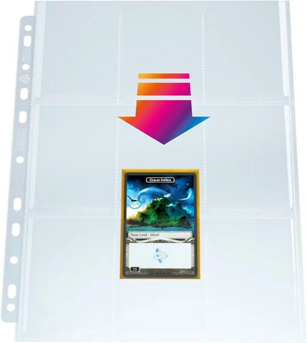 Gamegenic Toploading Ultrasonic 9-Pocket Pages Pack GGS30012 - 10 Stuks