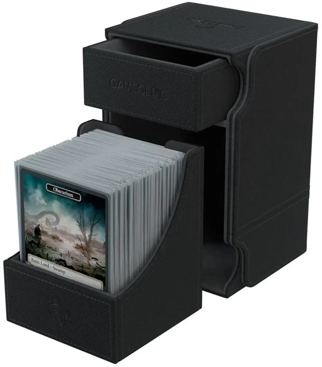 Gamegenic Deckbox Watchtower 100+ - Zwart