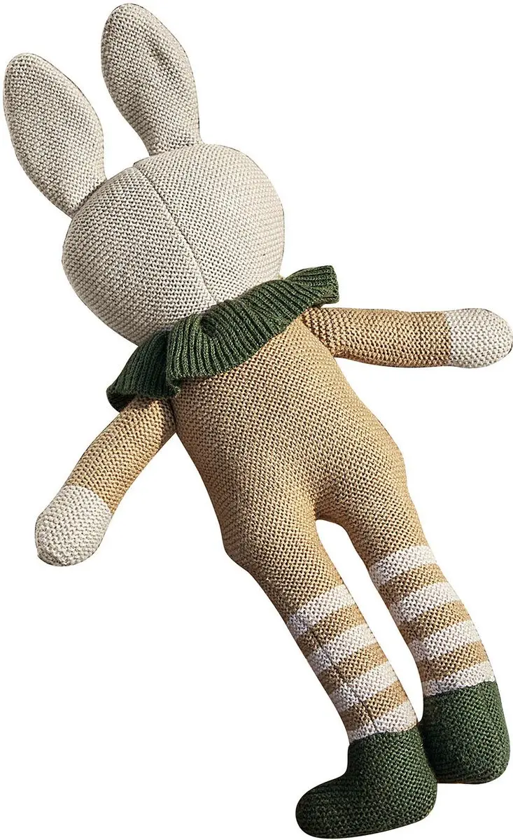 Loberon Knuffeltje Cuddlecloud - Beige/Groen