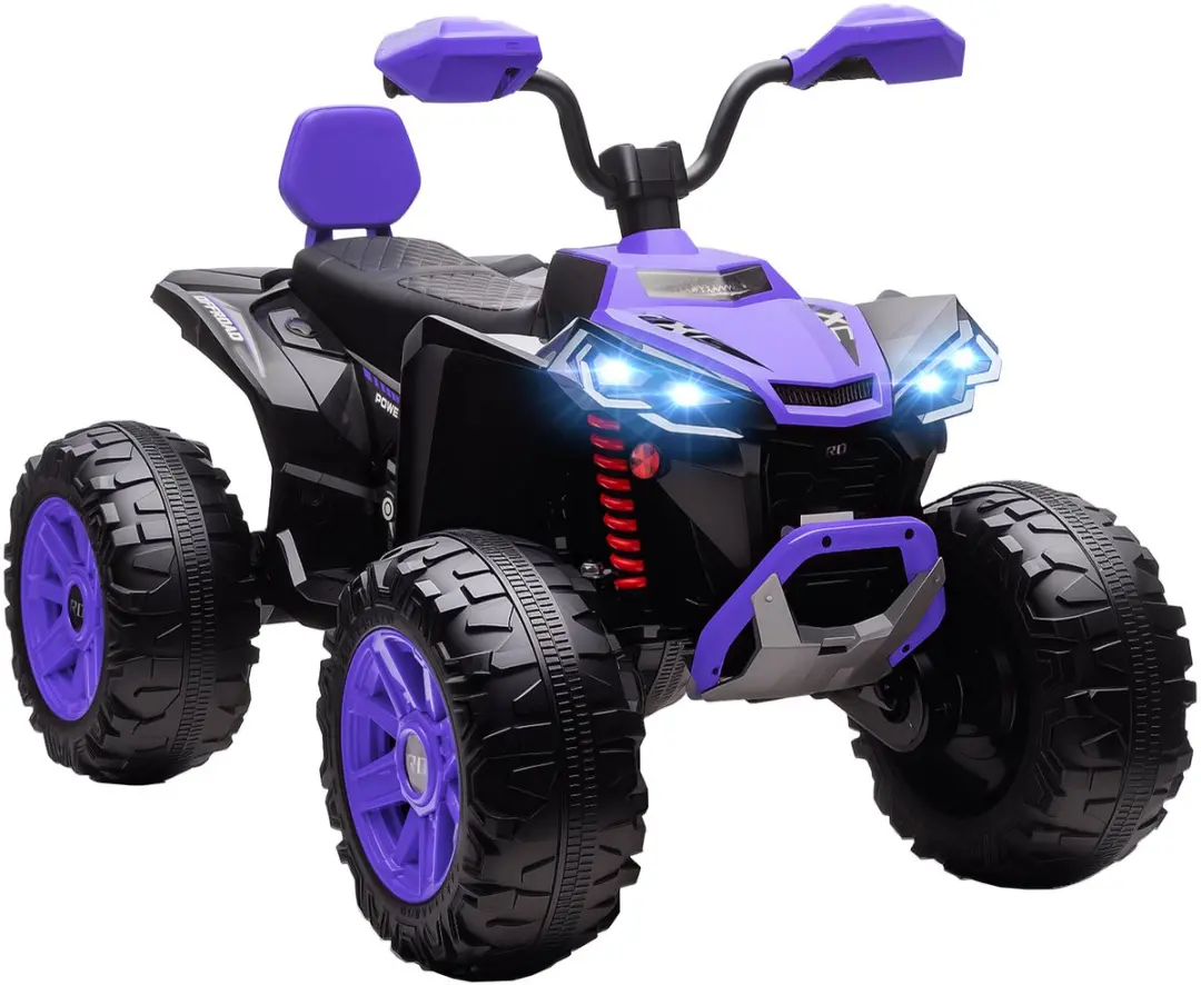 AIYAPLAY Elektrische kinderauto Kunststof, Metaal 109L x 68,5B x 76H cm Paars