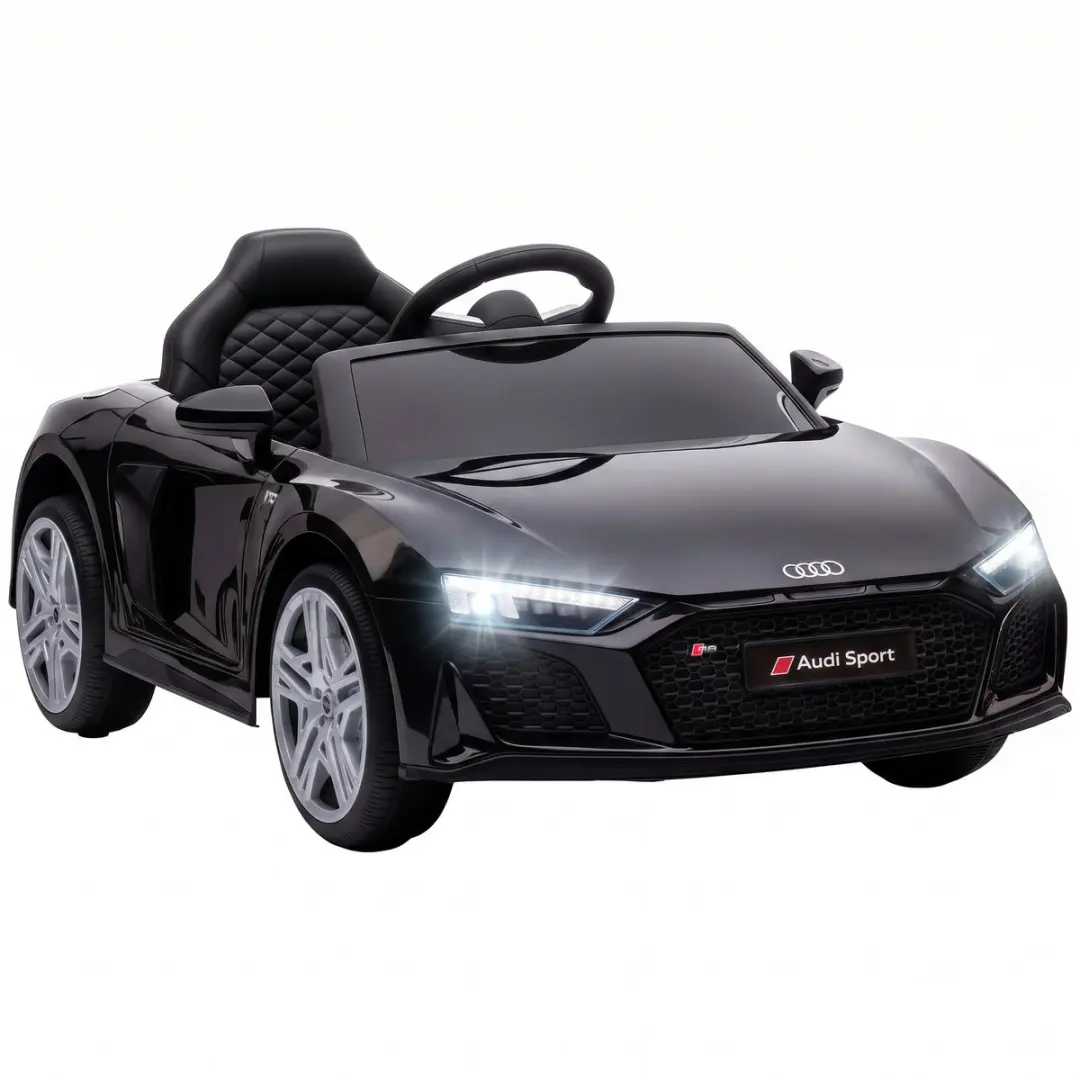 AIYAPLAY Electric Ride-on Car-Kunststoff, Stahl-107L x 58B x 44H cm-Schwarz