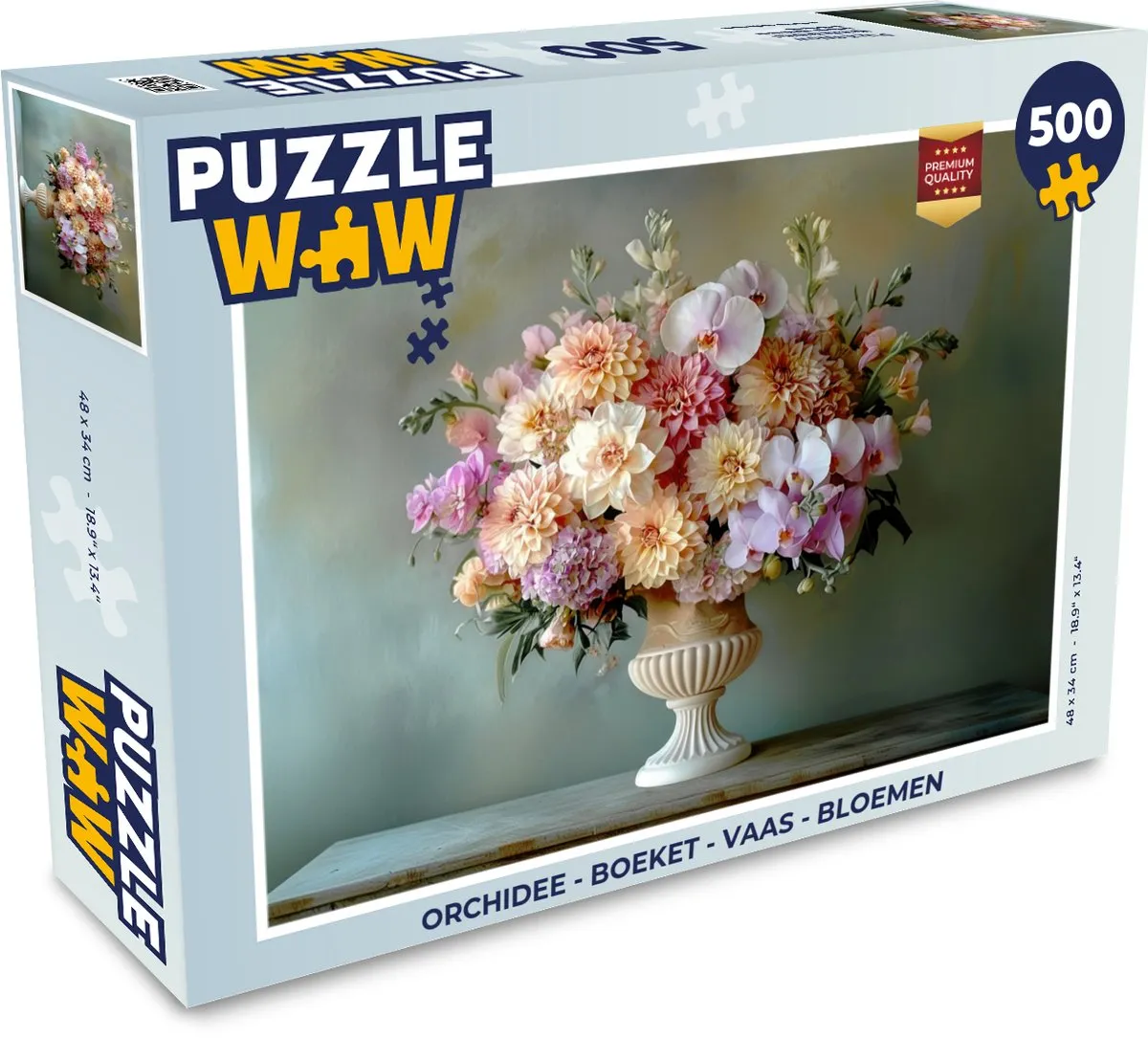 PuzzleWow Orchidee Legpuzzel 500 Stuks