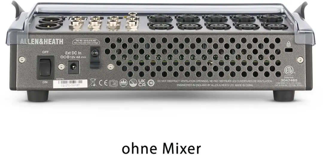 Decksaver Pro Cover Allen&Heath CQ-12T - Stofhoes - afbeelding 3 van 6