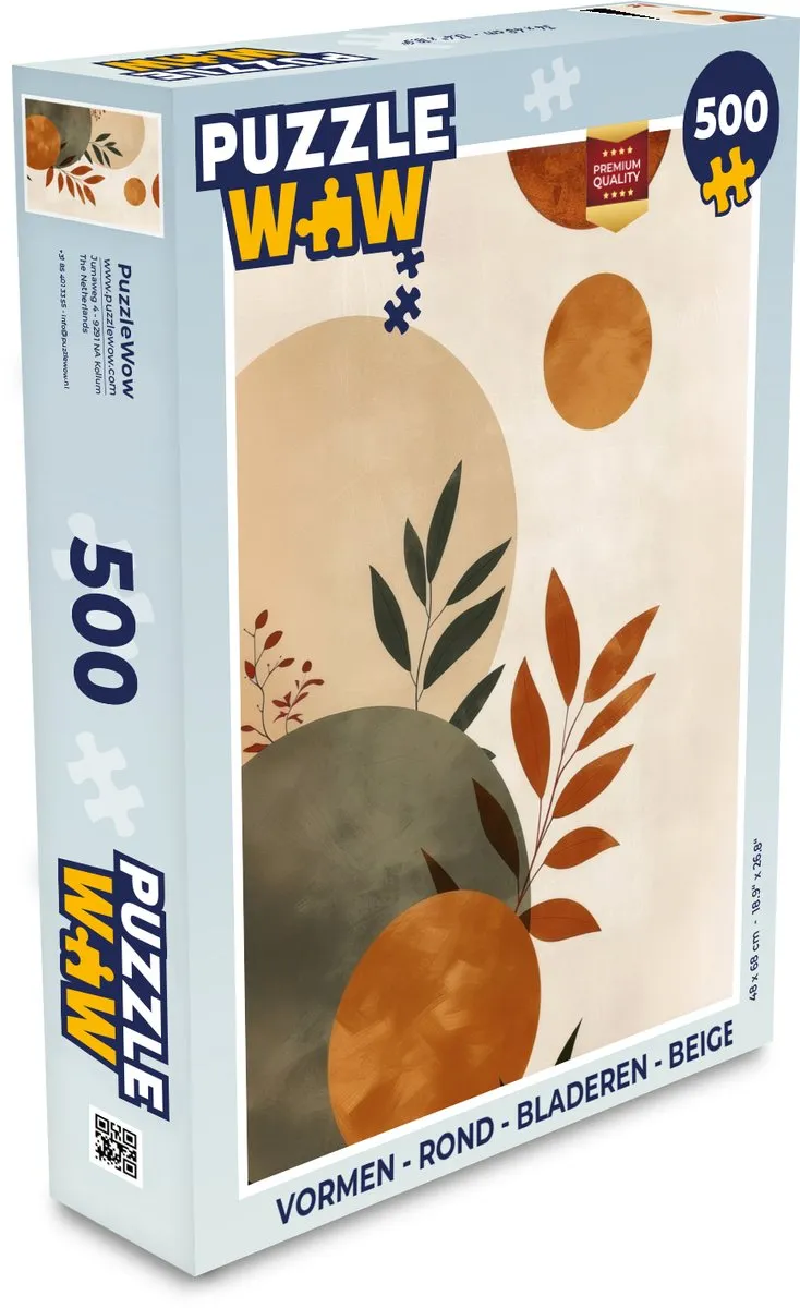 PuzzleWow Legpuzzel 500 Stuks