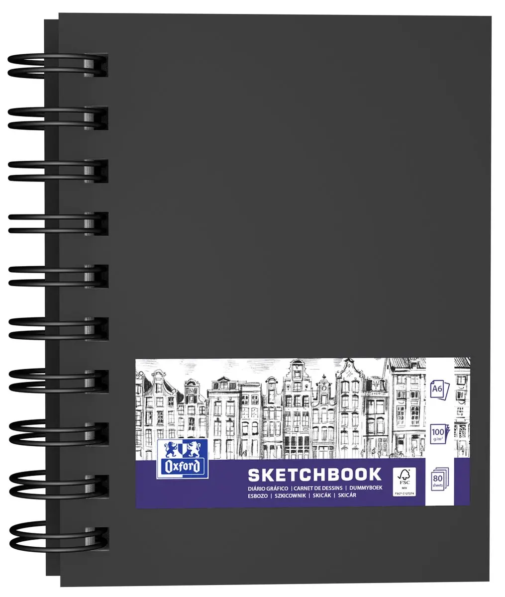 Oxford Schetsboek A6 100 Vel 100g