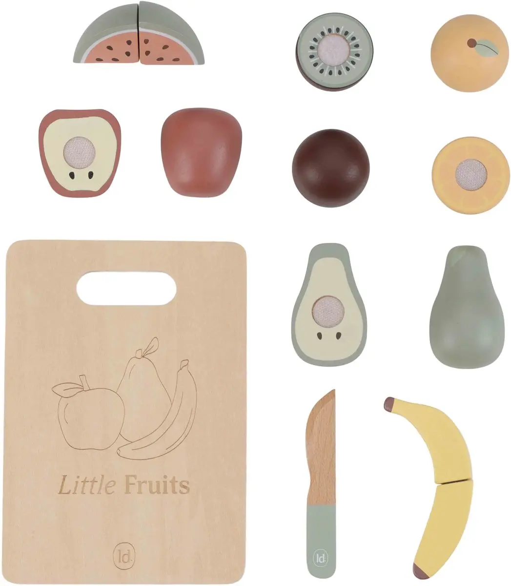 Little Dutch Snijfruit FSC - Meerkleurig - afbeelding 5 van 6