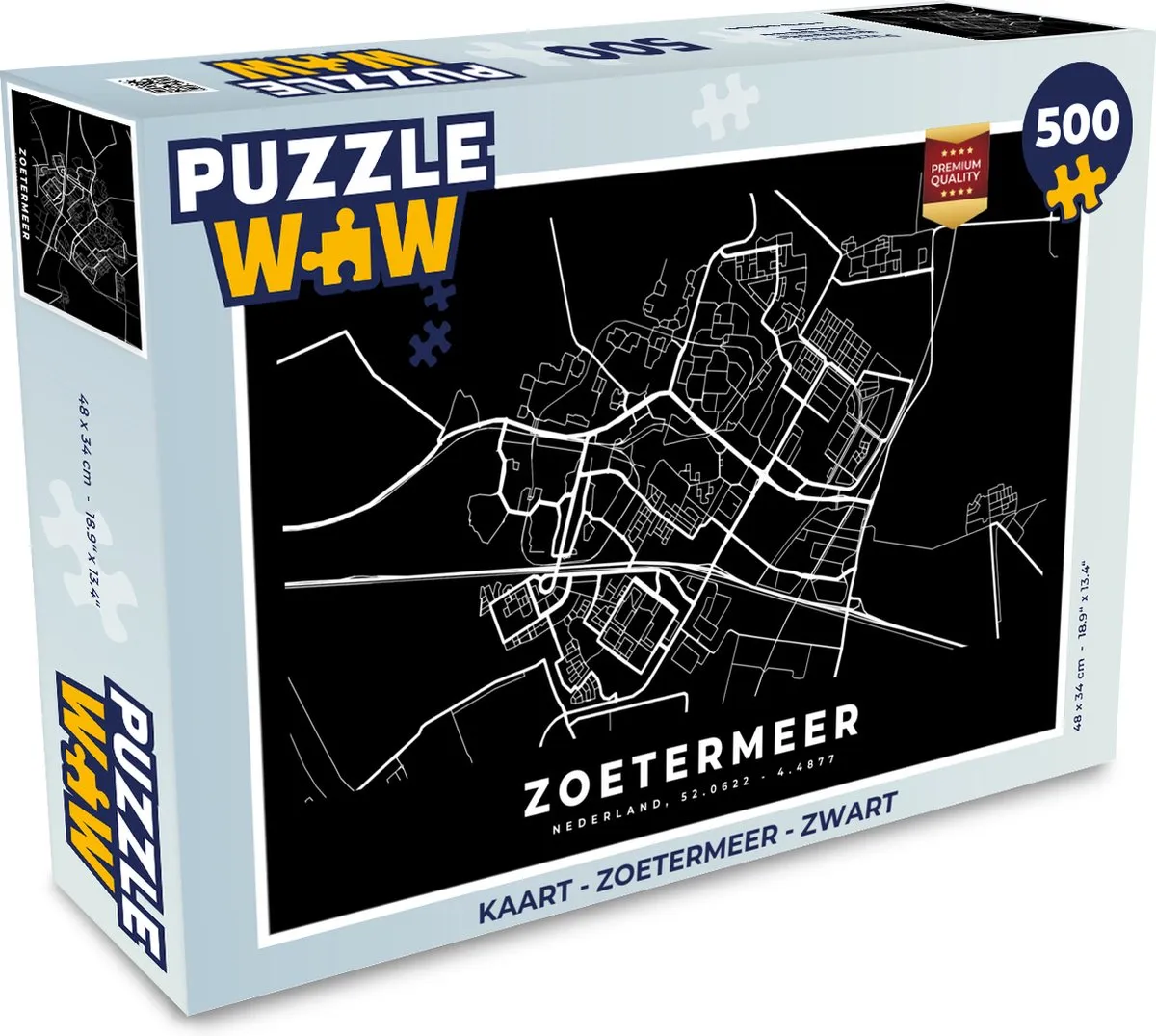 PuzzleWow Zoetermeer Legpuzzel 500 Stuks