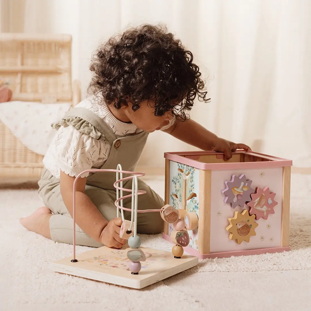 Little Dutch Houten Activiteitenkubus Fairy Garden Multi - afbeelding 4 van 6
