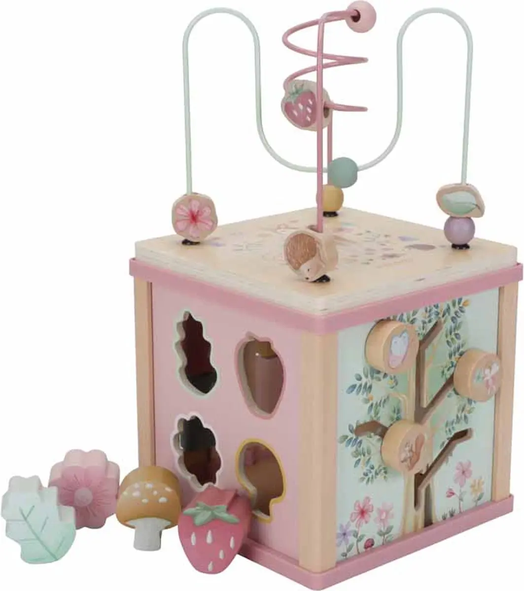 Little Dutch Houten Activiteitenkubus Fairy Garden Multi