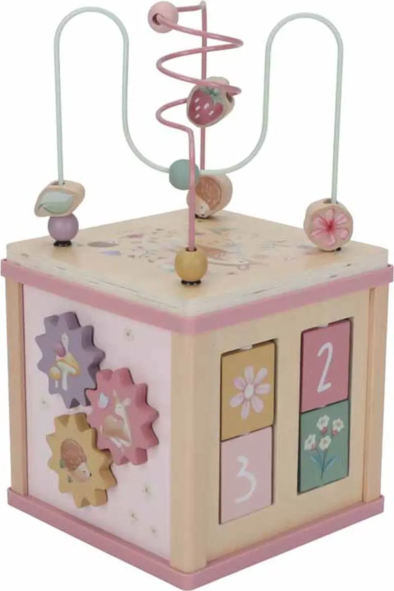 Little Dutch Houten Activiteitenkubus Fairy Garden Multi - afbeelding 2 van 6