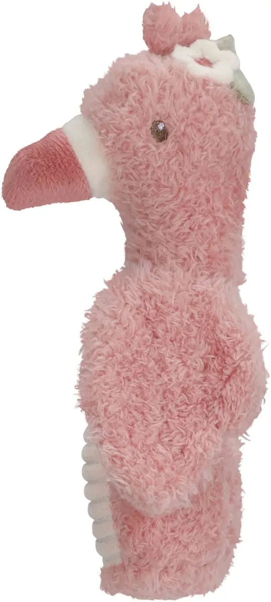 Little Dutch Safari Friends Knijprammelaar Flamingo - Groen - afbeelding 2 van 6