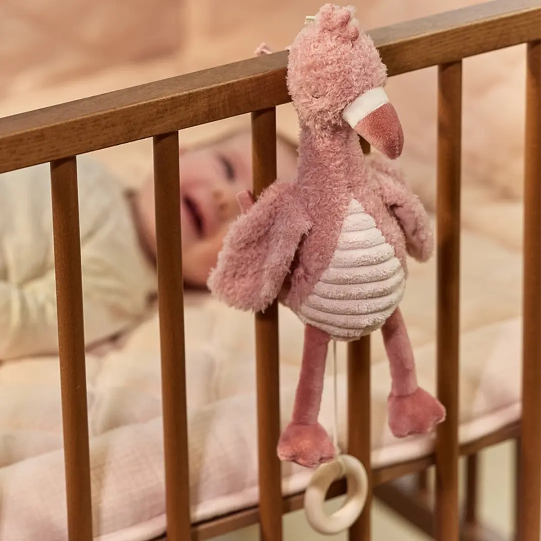 Little Dutch Safari Friends Muziekdoosje Flamingo - Roze - afbeelding 4 van 6