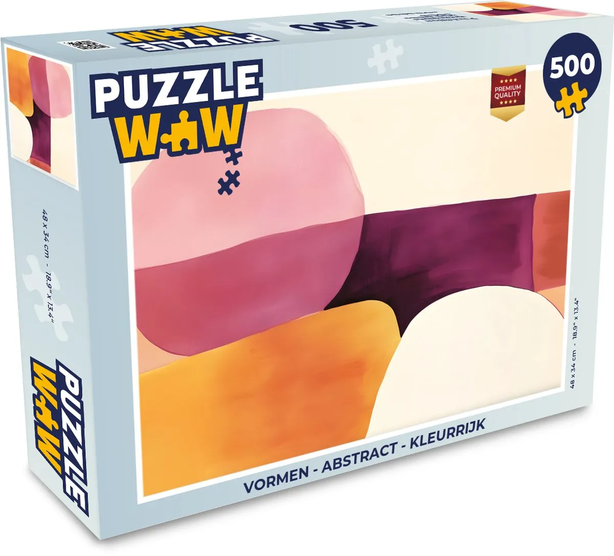 PuzzleWow Abstract Legpuzzel 500 Stuks